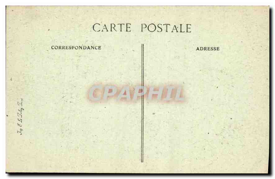 CPA Femme — Rückseite