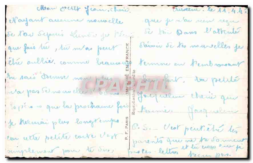 Le clocher de mon cœur — éditeur P.F. n°789 — Reverso