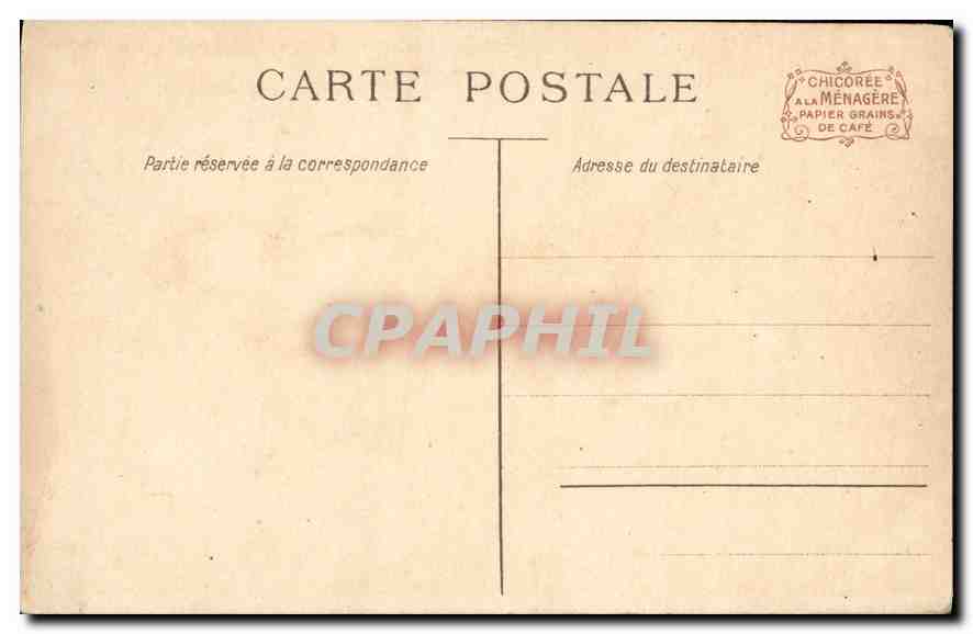 CPA Femme — Rückseite