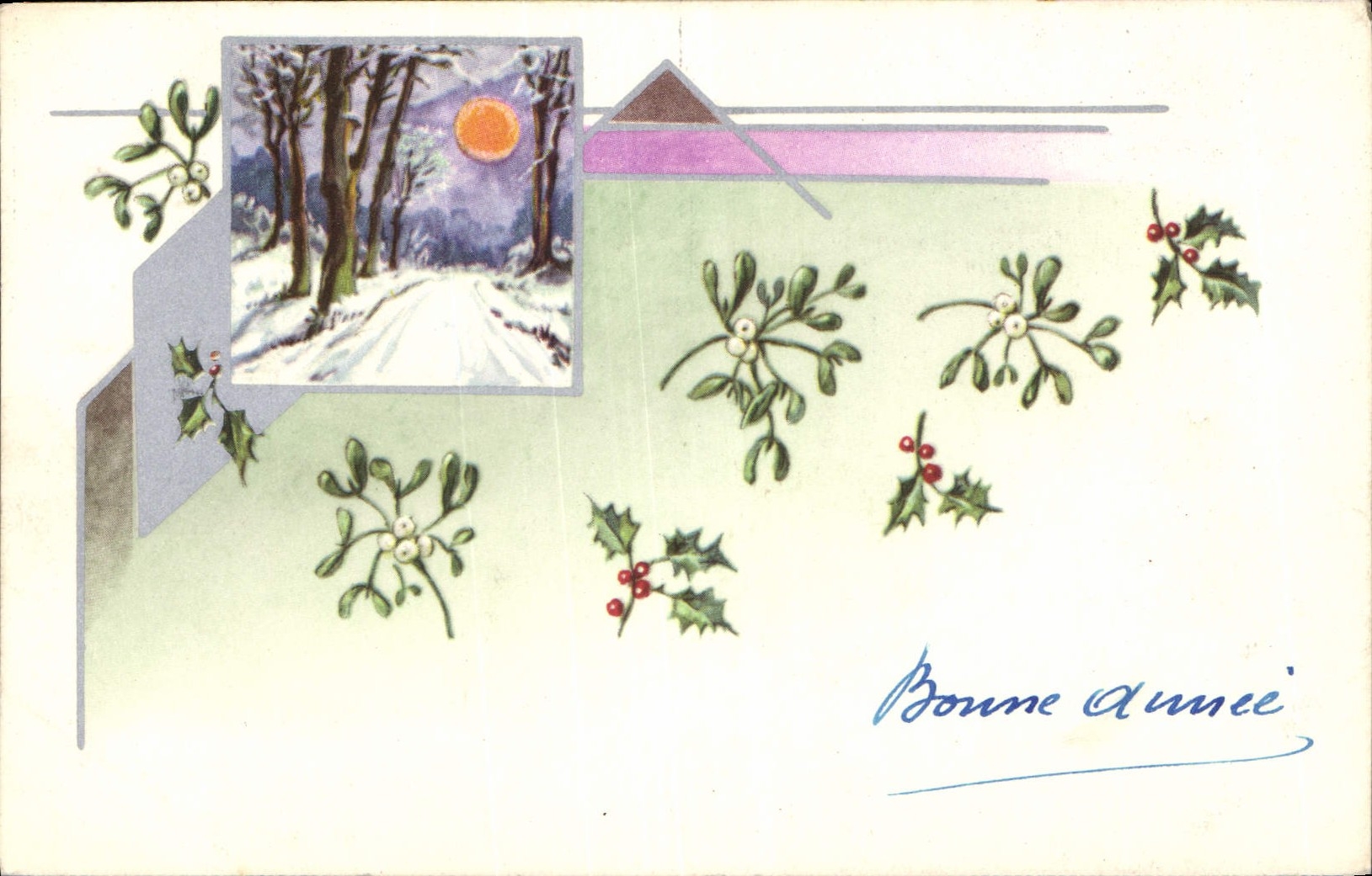 CPA Bonne Annee 