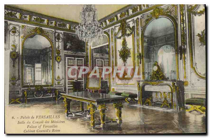 CPA Palais de Versailles Salle du Conseil des Ministres 