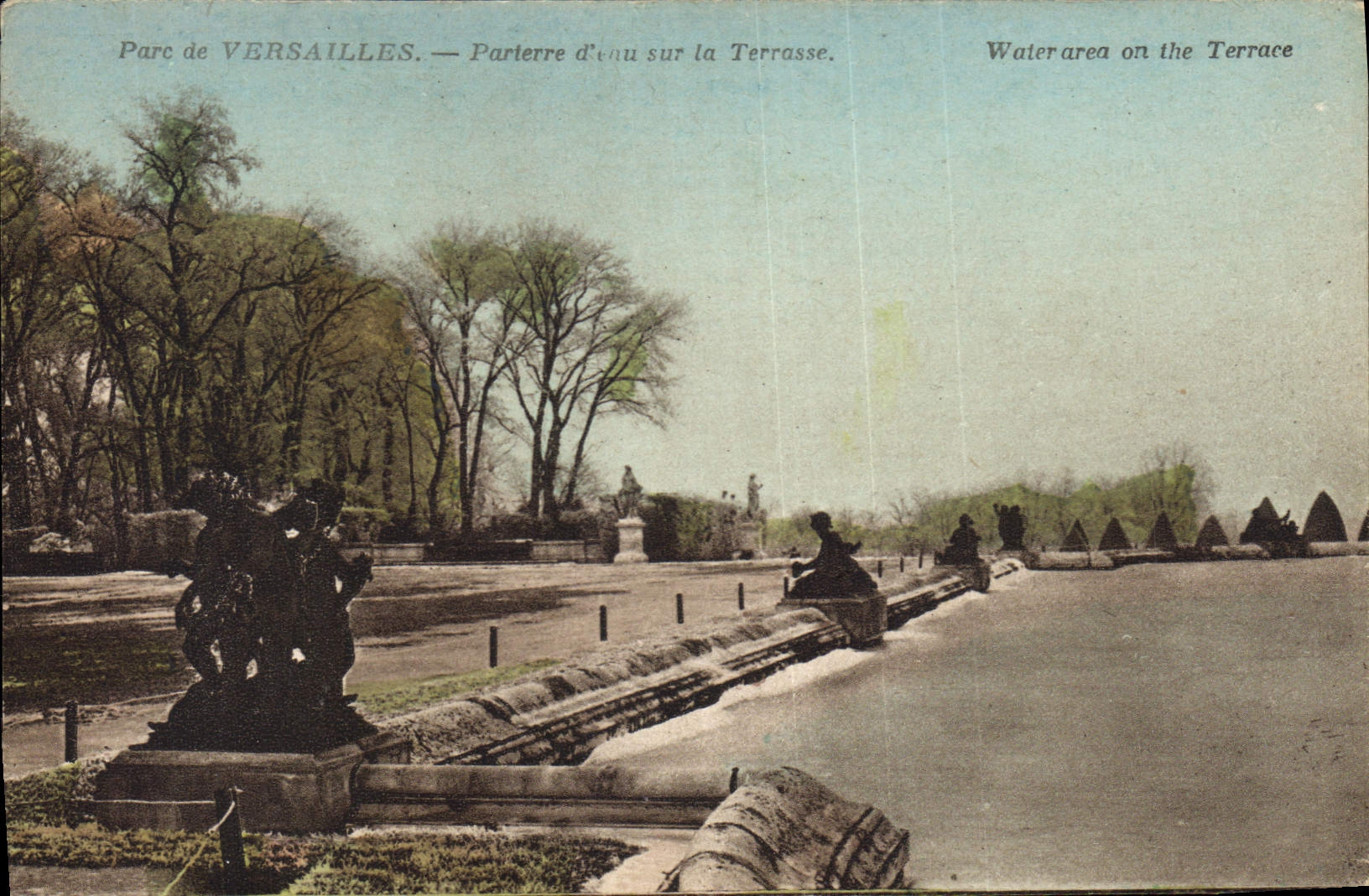CPA Parc de Versailles Parterre d'ou sur la Terrasse 
