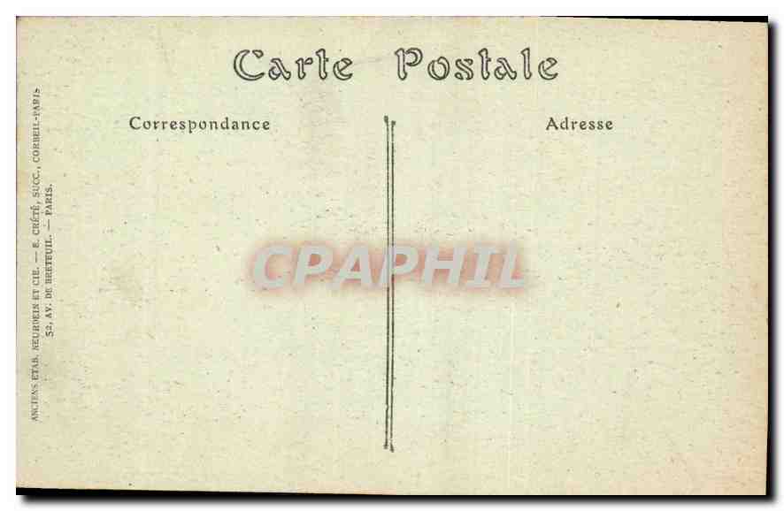 CANNES — Vue sur la Plage, le Casino et le Mont Chevalier — Éditeur Corréel, n° 648 — Back