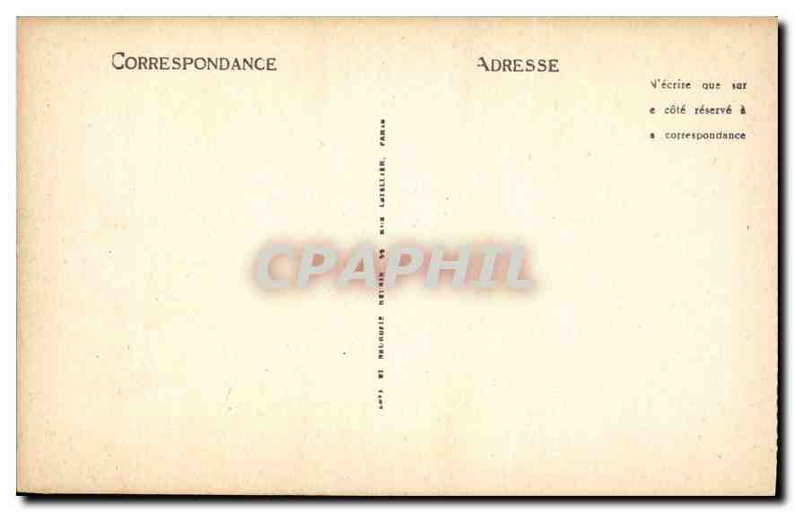 CPA Bordeaux Eue Vital Carles Automobile Tramway Religieuses — Verso