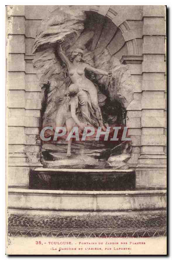 CPA Toulouse Fontaine du Jardin des Plantes 