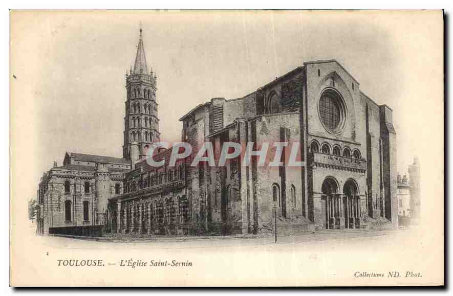 CPA Toulouse L'Eglise Saint Sernin 