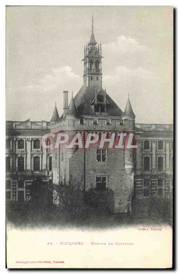 Toulouse - Donjon du Capitole — Phototypie Labouche Frères, Toulouse