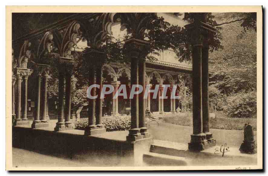 Grand Cloître des Augustins — Toulouse — XVe siècle — Héliogravure 'Elfe' n°13