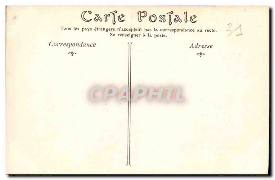 CPA Toulouse Le Musee ancien Cloitre du Couvent des Augustins  — Verso