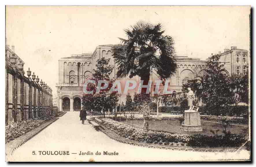 CPA Toulouse Jardin du Musee 