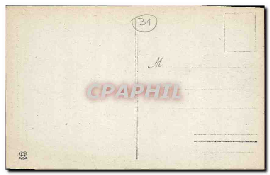 CPA Toulouse La Double Nef de L'Eglise des Jacorins  — Verso