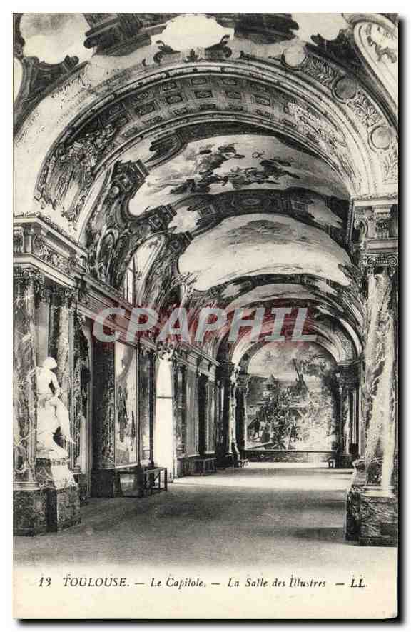 Toulouse — Le Capitole — La Salle des Illustres — LL
