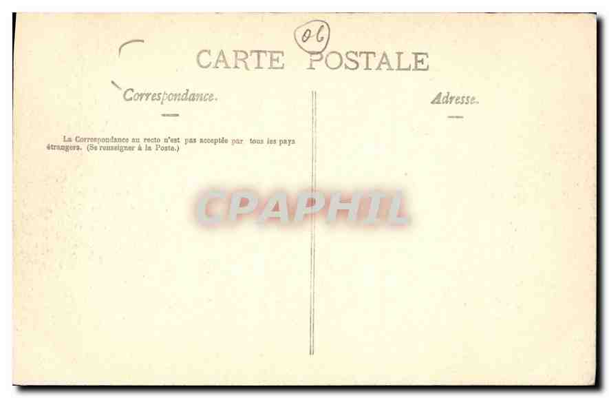 CPA Cap d'Antibes Villa Ellen Roc Un sous bois  — Rückseite