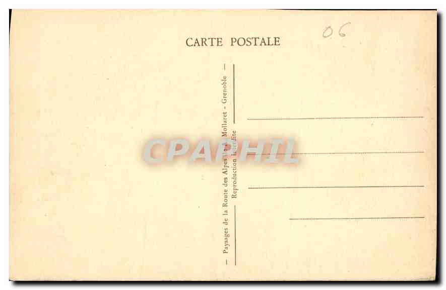 CPA Cote d'Azur Nice Le Jardin Albert I en Hiver  — Verso