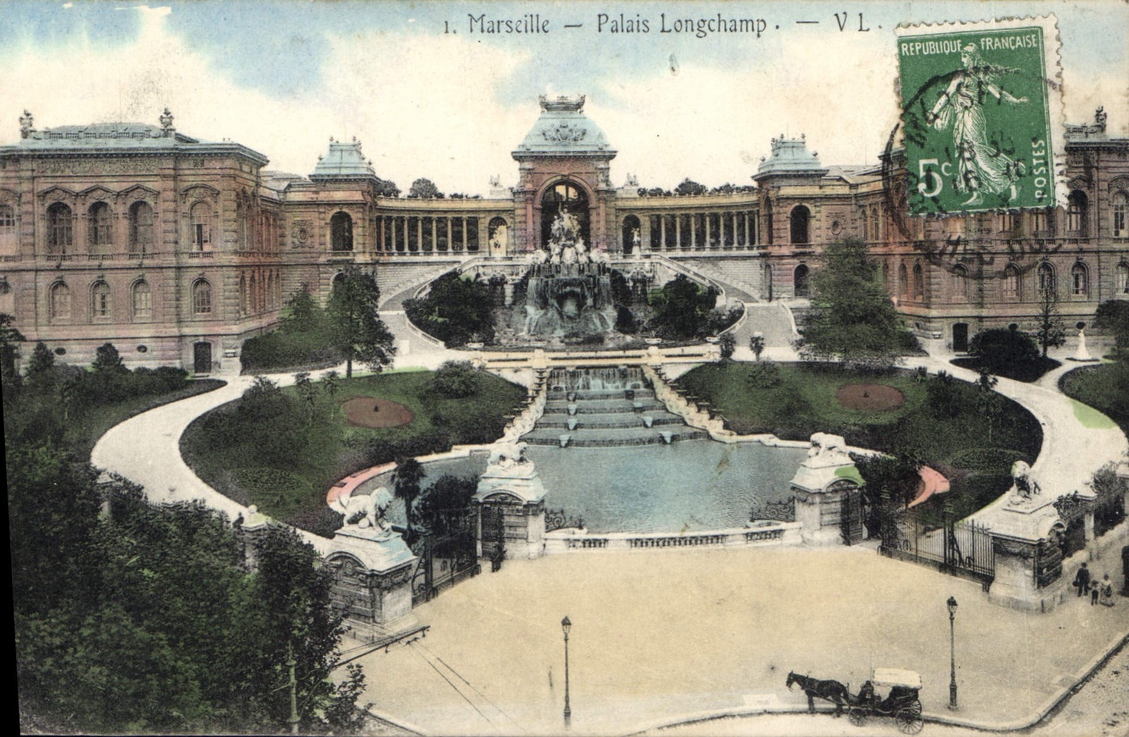 Marseille — Palais Longchamp — V.L.