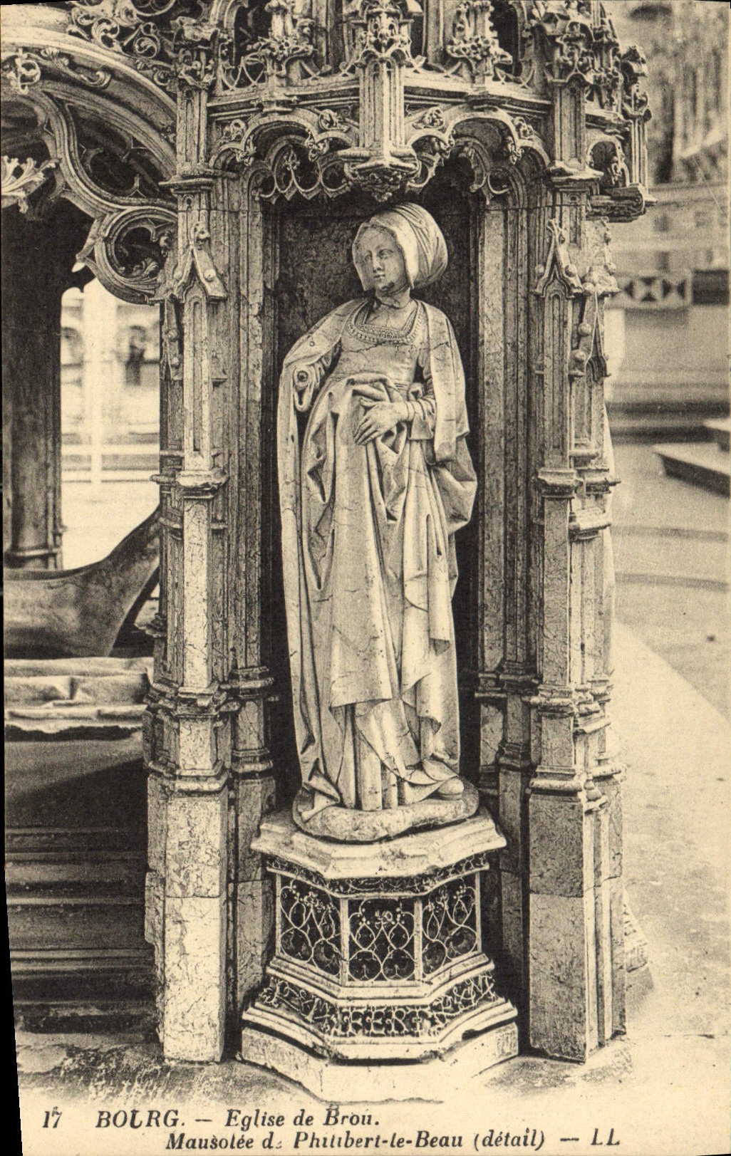 Église de Bron — Mausolée de Phitibert-le-Beau (détail) — LL