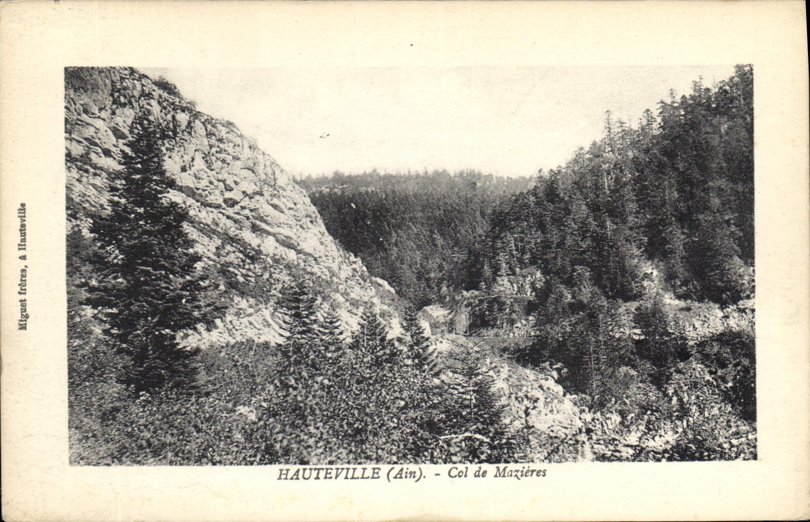 CPA Hauteville Ain Col de Mazieres 