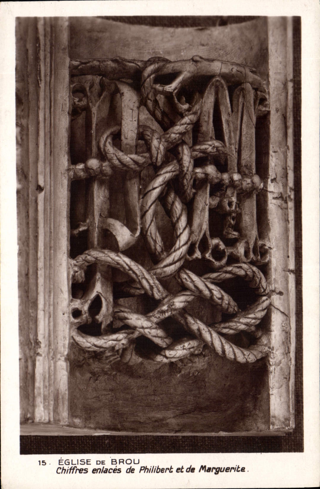 Church of Brou — Entwined Numbers of Philibert and Marguerite — Édition des Éléments Historiques