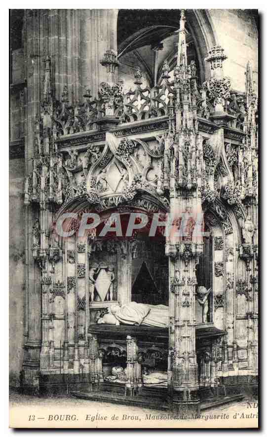 Église de Brou — Mausolée de Marguerite d'Autriche — CPAPHIL