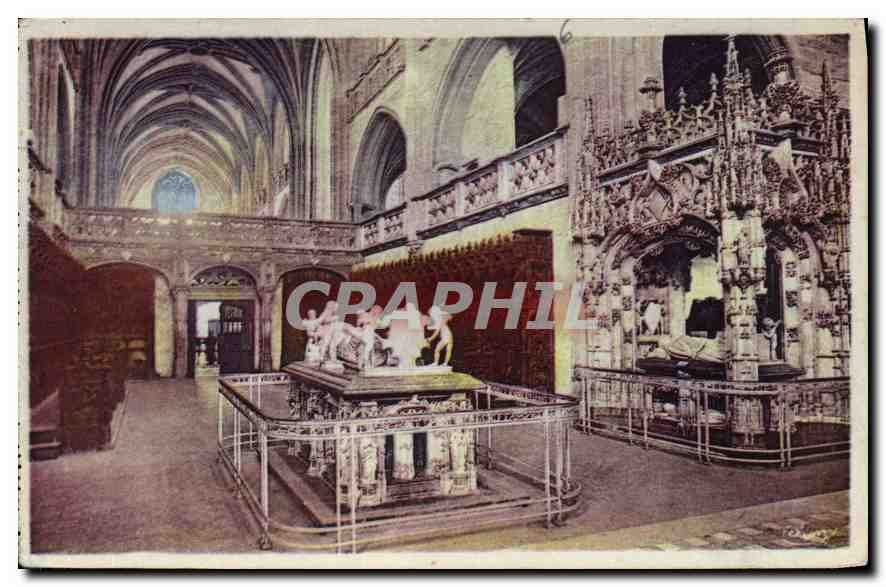 CPA Environs de Bourg Ain Eglise de Brou Le Choeur 