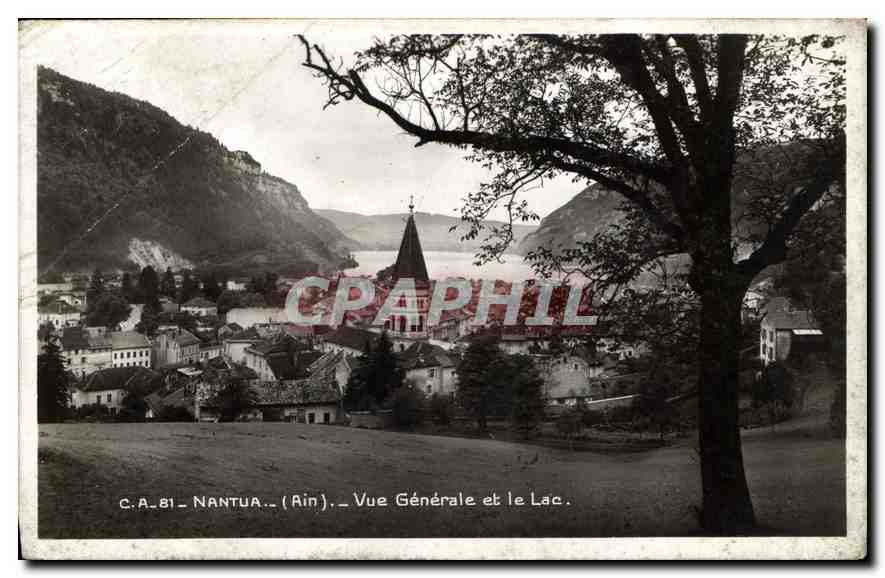 Nantua (Ain) — Vue Générale et le Lac — C.A.-81 — Éditeur : C.A.-81