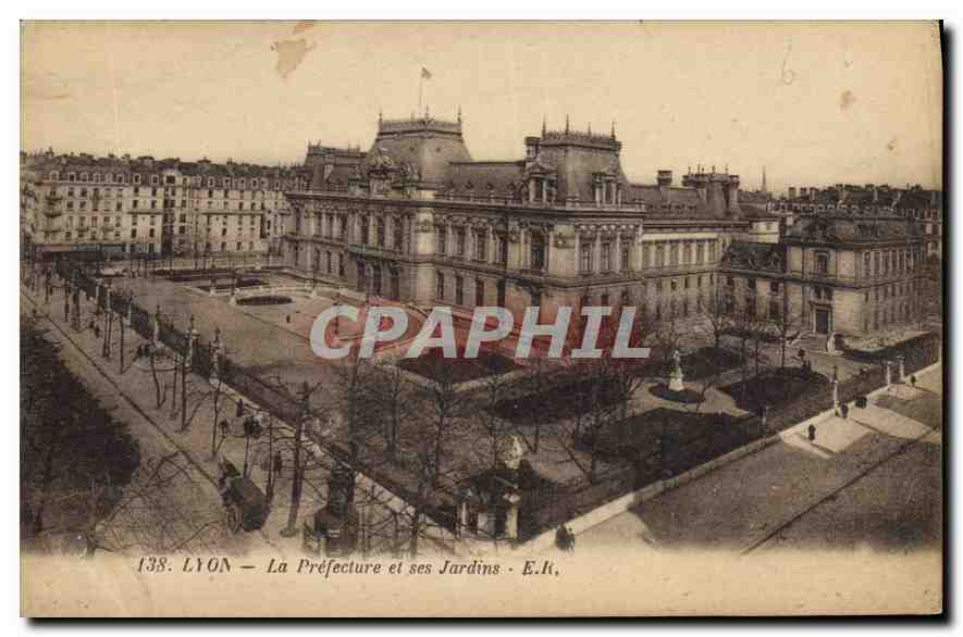 CPA Lyon La Prefecture et ses Jardins 