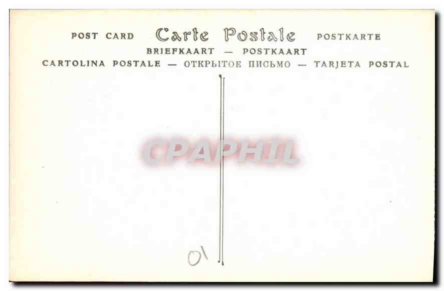 CPA Bourg Eglise de Brou Portail lateral  — Verso