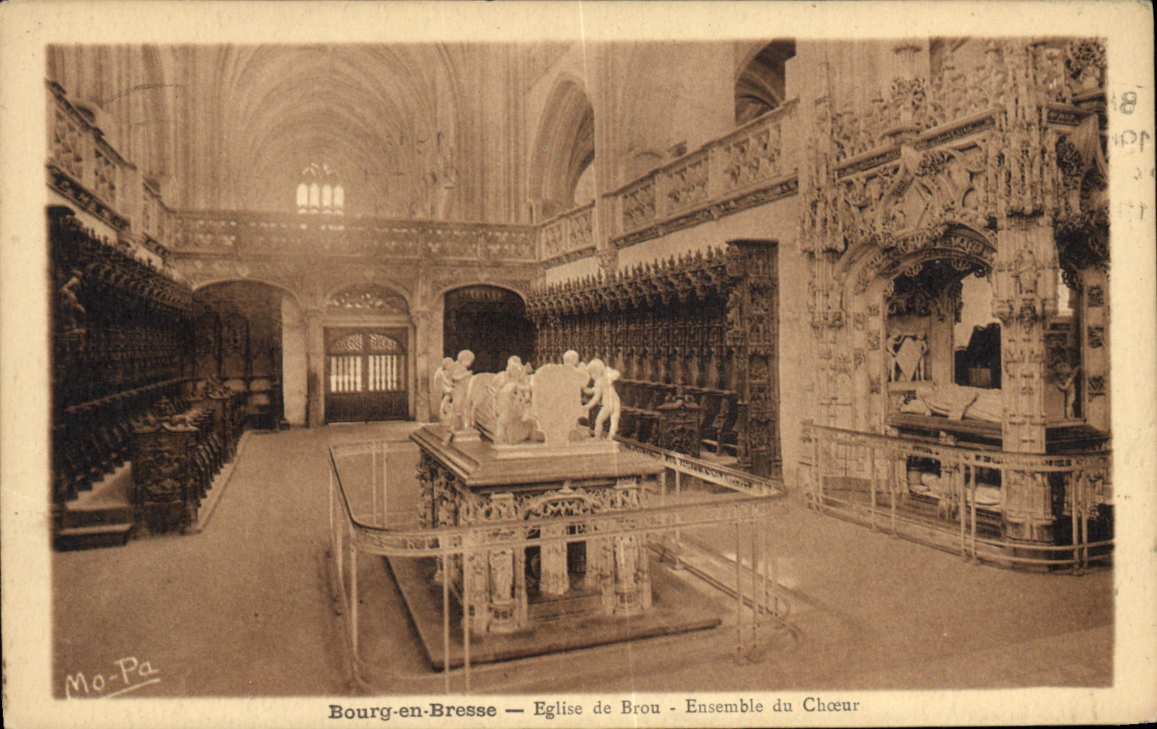 Bourg-en-Bresse — Église de Brou — Ensemble du Chœur