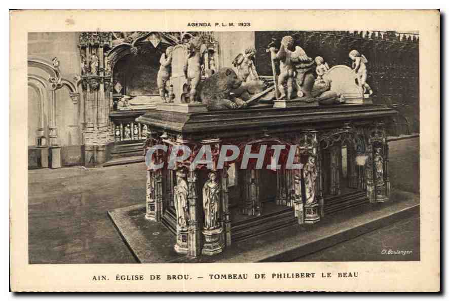 CPA Ain Eglise de Brou Tombeau de Philibert le Beau 