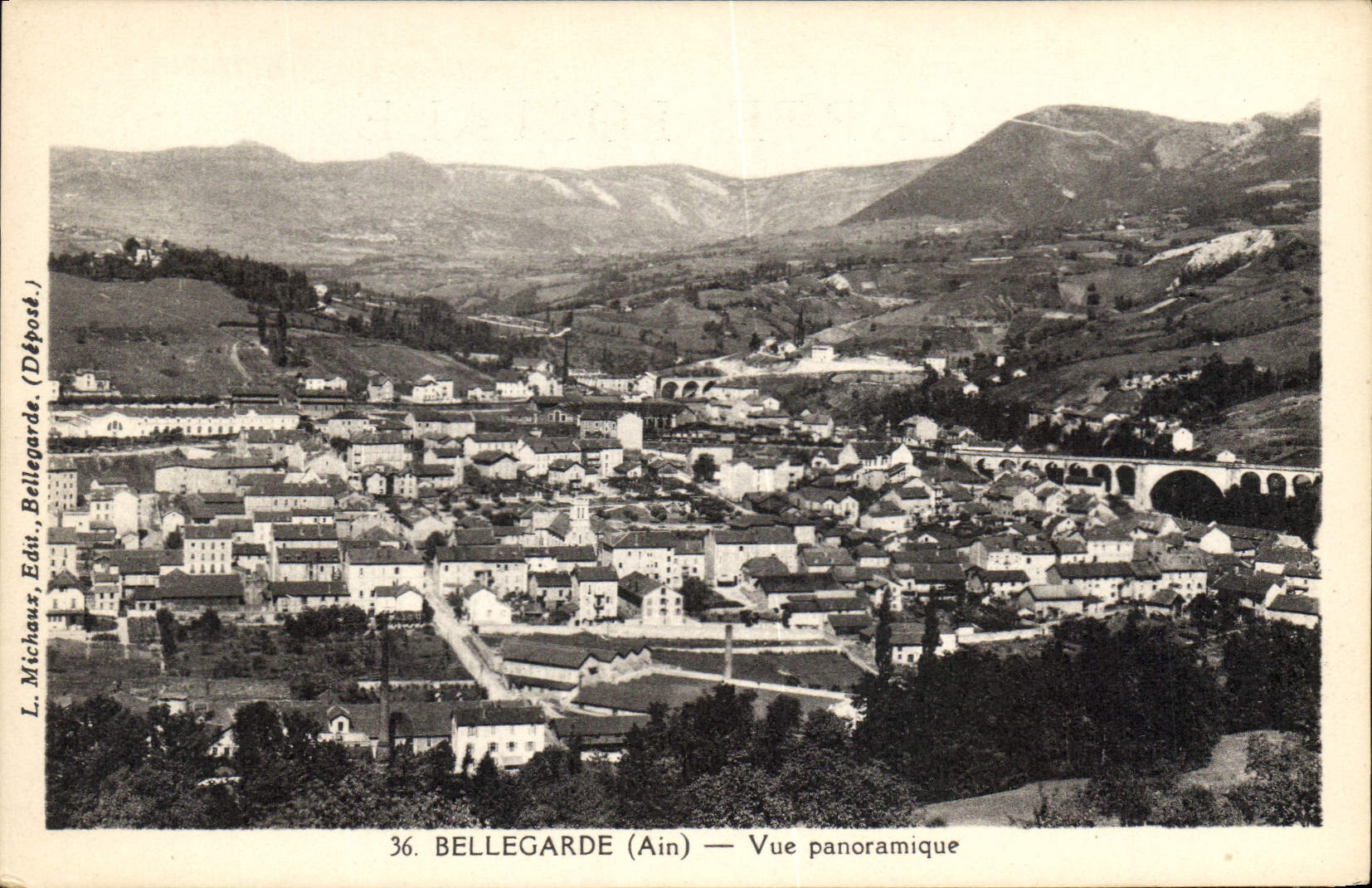 CPA Bellegarde Ain Vue Panoramique 