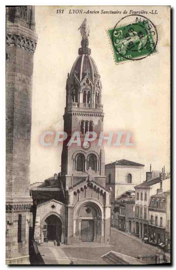 CPA Lyon Ancien Sanctuaire de Fourviere 