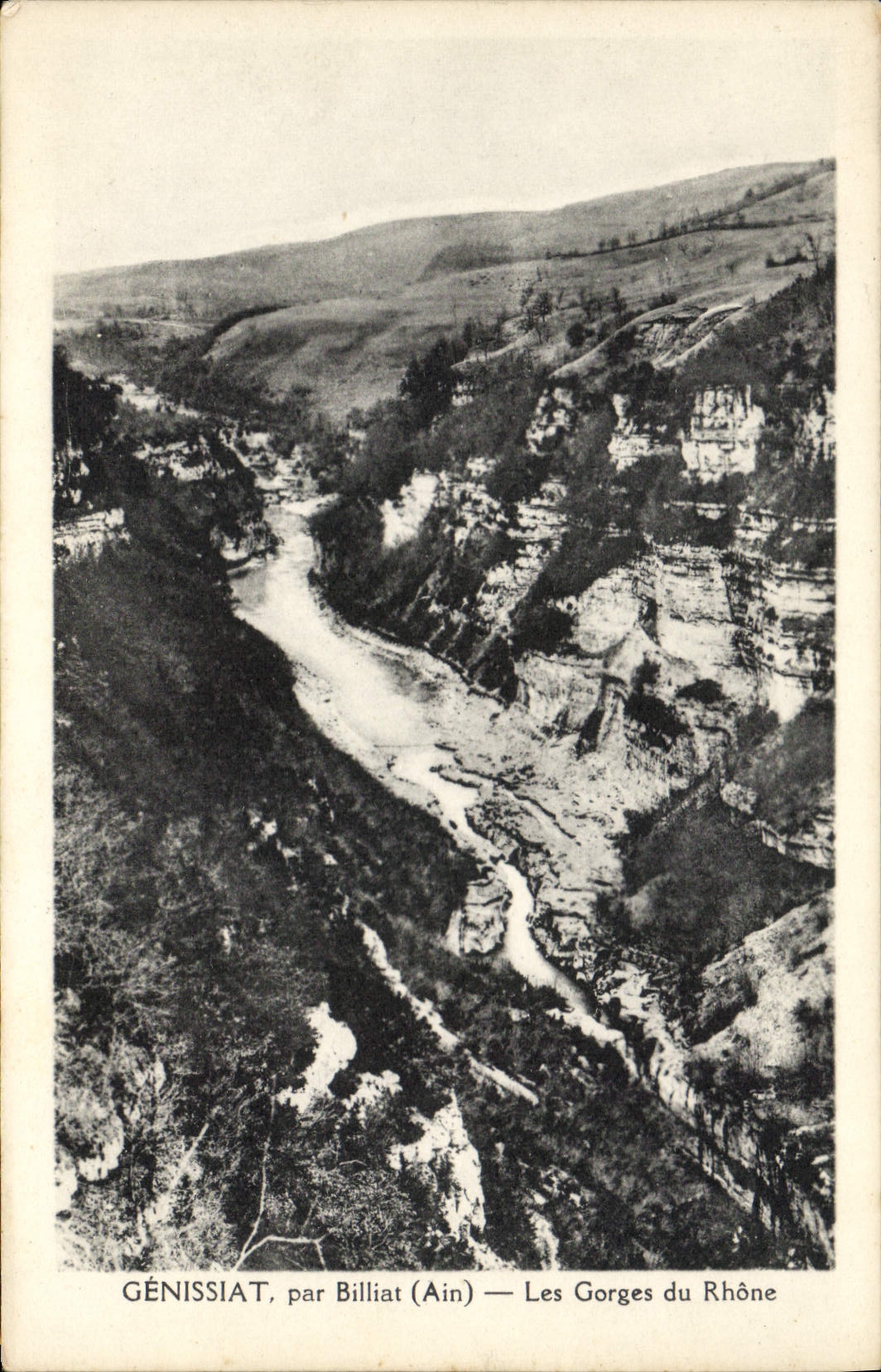 CPA Genissiat par Billiat Ain Les Gorges du Rhone 