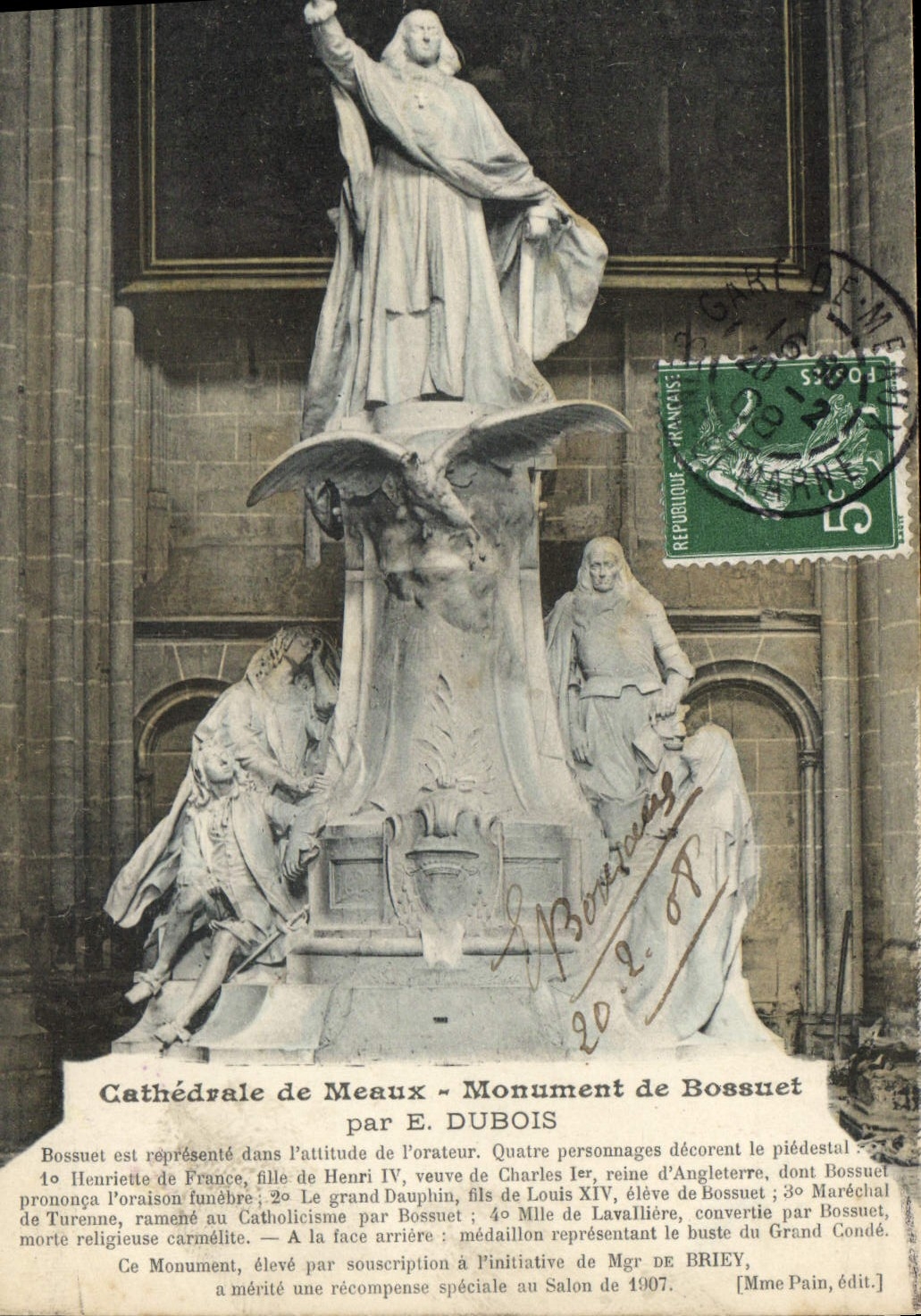 Cathédrale de Meaux - Monument de Bossuet par E. Dubois