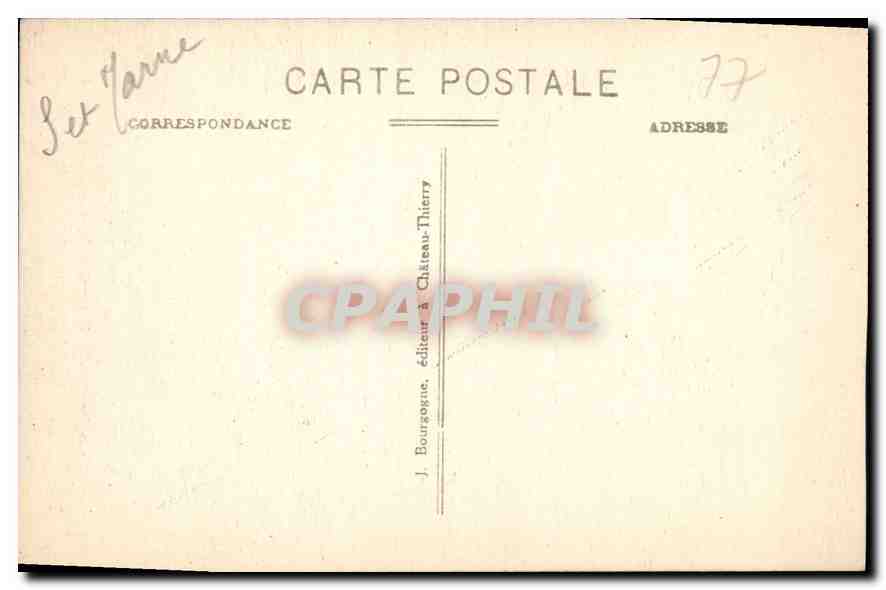 CPA Meaux La Cathedrale Bossuet Eveque de Meauxn 1661 1704  — Rückseite
