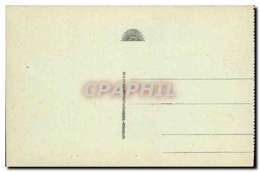 Gavarnie - La Borne de Touquerouge (2375 m) — carte postale ancienne — Verso