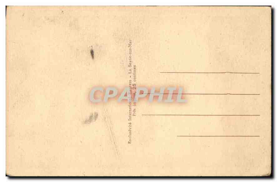 CPA Sainte Bernadette J S Hartmann Lourdes Juillet 1934 Bernadette rentrant de Bartres a la Veille d — Verso