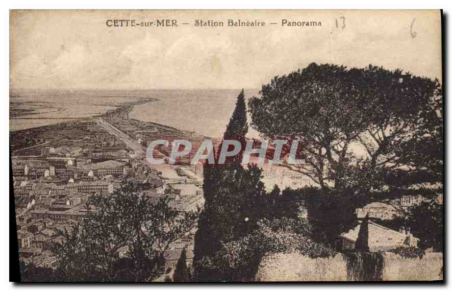 CPA Cette sur Mer Station Balneaire Panorama 