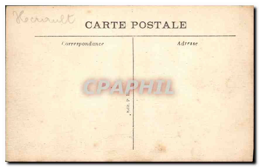 CPA Cette sur Mer Station Balneaire Panorama  — Rückseite
