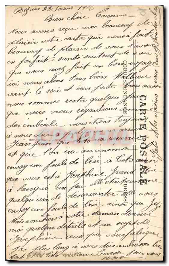 Béziers — Bords de l'Orb — Édition spéciale des Magasins Modernes, n°35 — Reverso