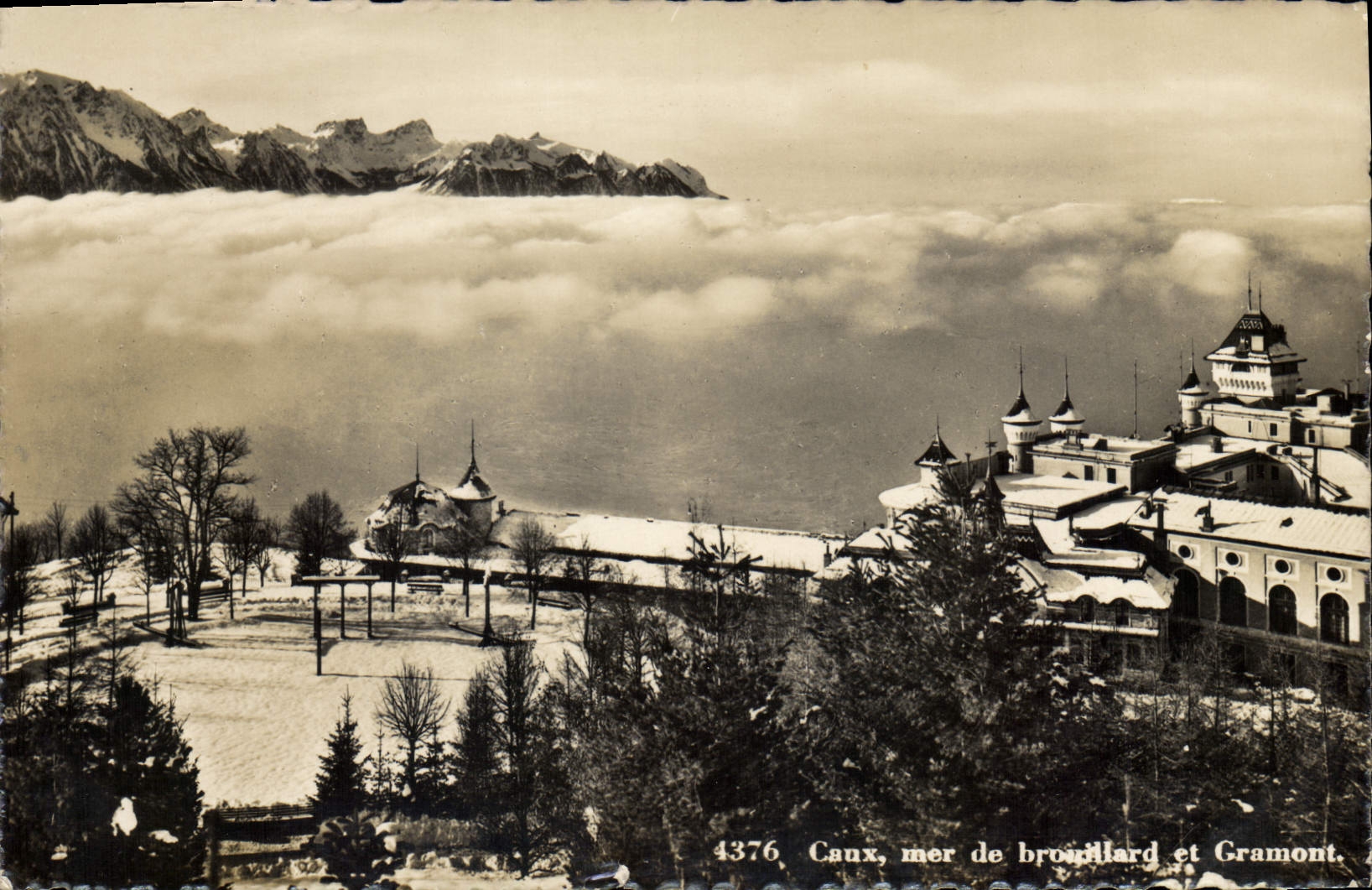 CPA Caux mer de Brouillard et Gramont 