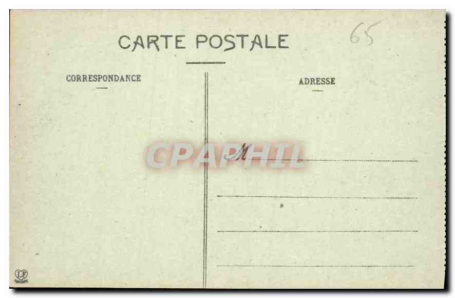 CPA Les Hautes Pyrenees Lourdes VII station du Calvaire Jesus tombe pour la Seconde fois  — Verso