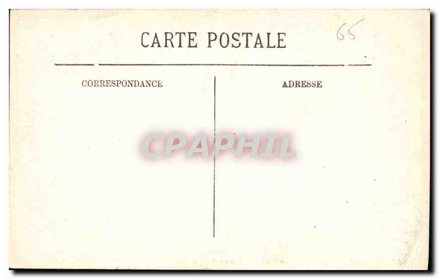 CPA Lourdes les Grottes du Loup a 10 minutes de la Basilique Palais de la Madone  — Verso