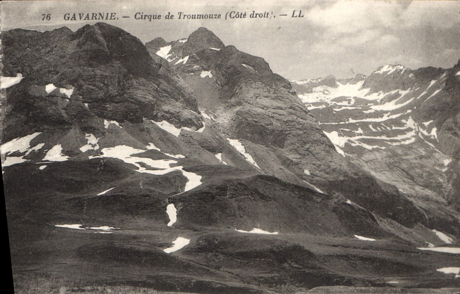 CPA Gavarnie Cirque de Troumouze cote droit 
