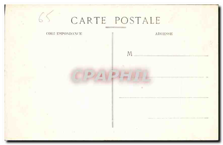 CPA Gavarnie H Pyr le Chaos et le Torrent  — Verso