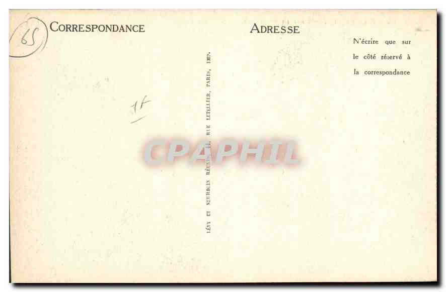 CPA Gavarnie Chemin de la Breche de Roland  — Verso