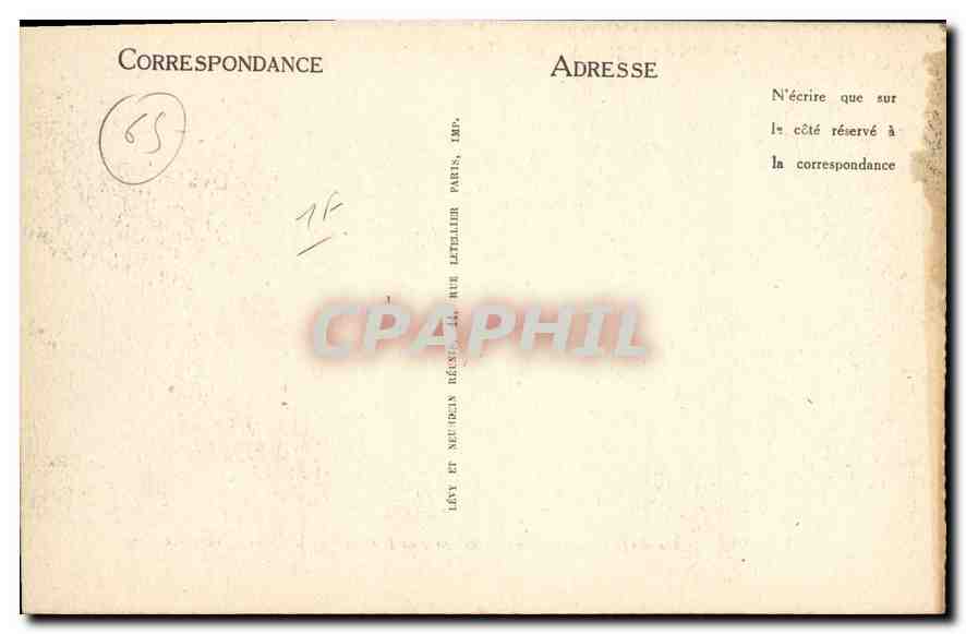 CPA Gavarnie la Breche de Roland et le Casque Versant Espagnol  — Rückseite