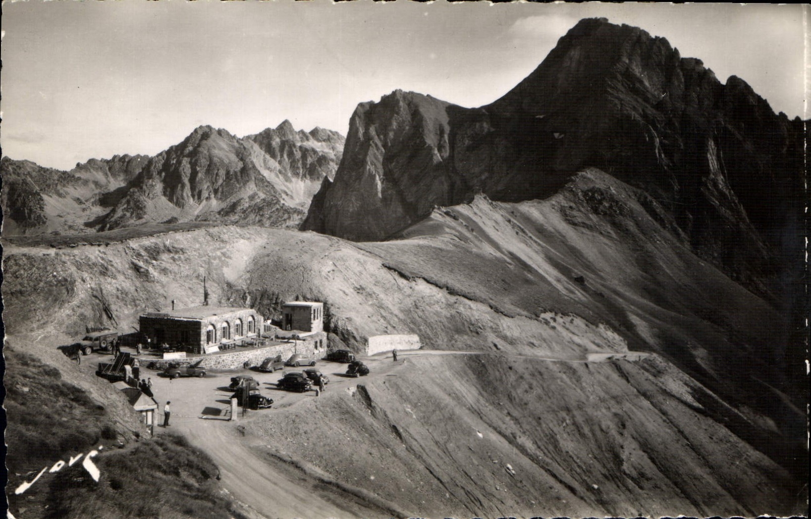 Le Col du Tourmalet — Le restaurant et le Pic de l'Espade — Cauterets