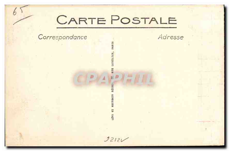 CPA Lourdes les Grottes du Loup a 10 minutes de la Basilique Salle des Coquillages  — Verso