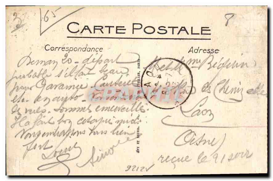 CPA Lourdes les Grottes du Loup a 10 minutes de la Basilique Temple des Meduses  — Verso