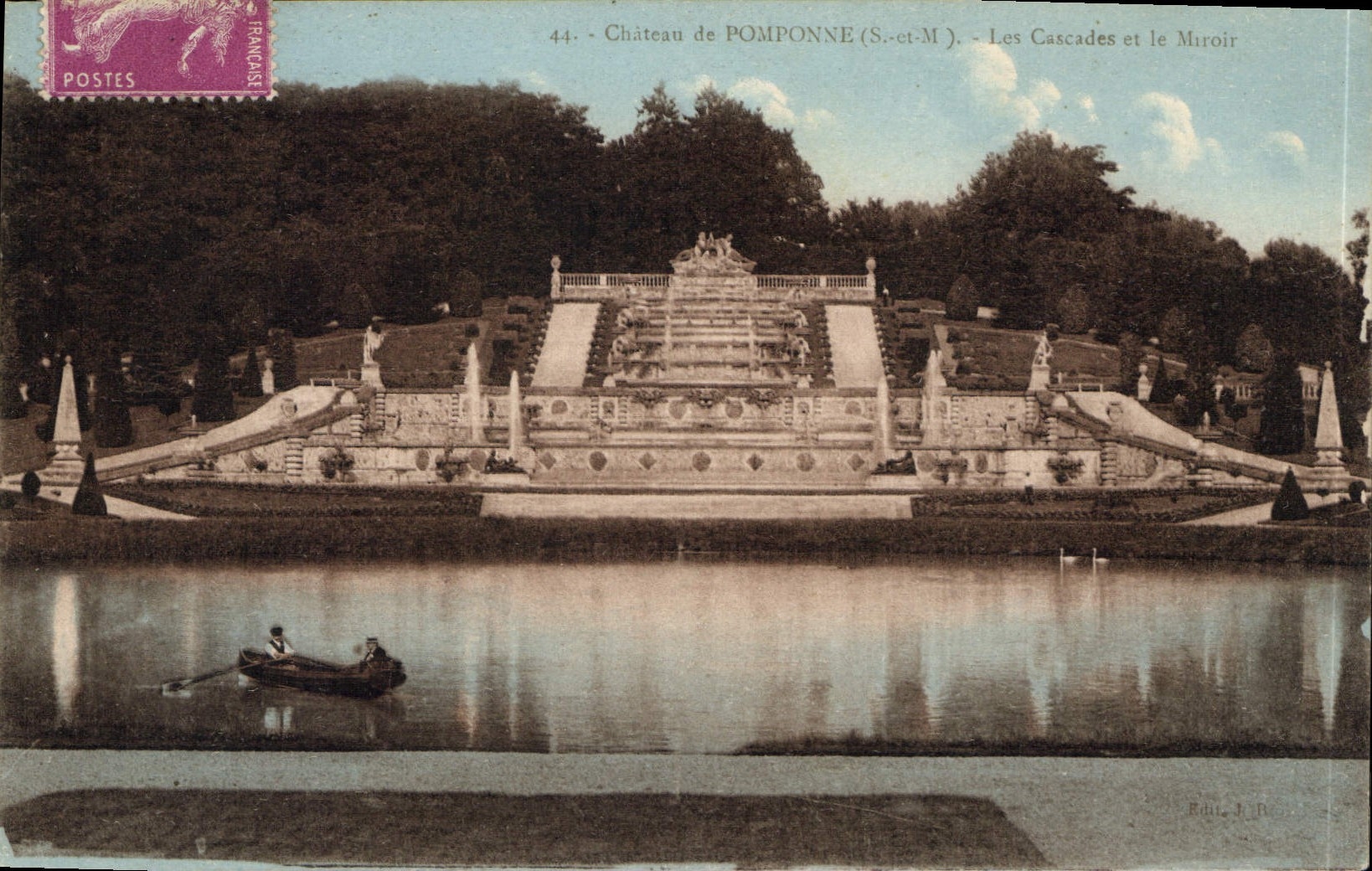 Château de POMPONNE (S.-et-M.) — Les Cascades et le Miroir — Éd. P. B.
